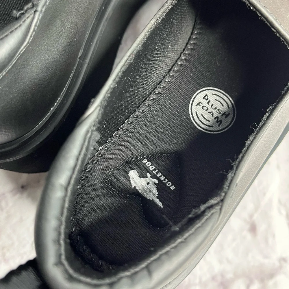 Rocket Dog women’s black platform oxfords rare find size 9